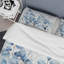 Ensemble de housse de couette bleu et gris Leaves On Branch III - Leaves-107147804