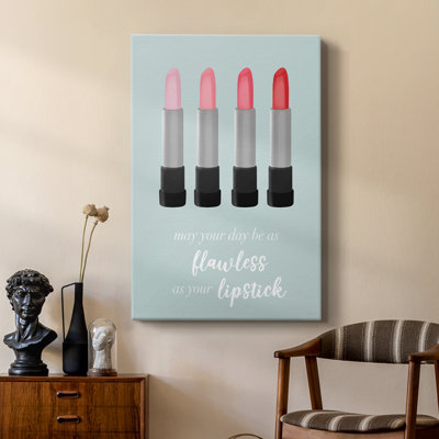 Flawless Lipstick -Custom Wrapped Gallery Cavas
