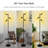 Kappler 64.02'' Black Tree Floor Lamp