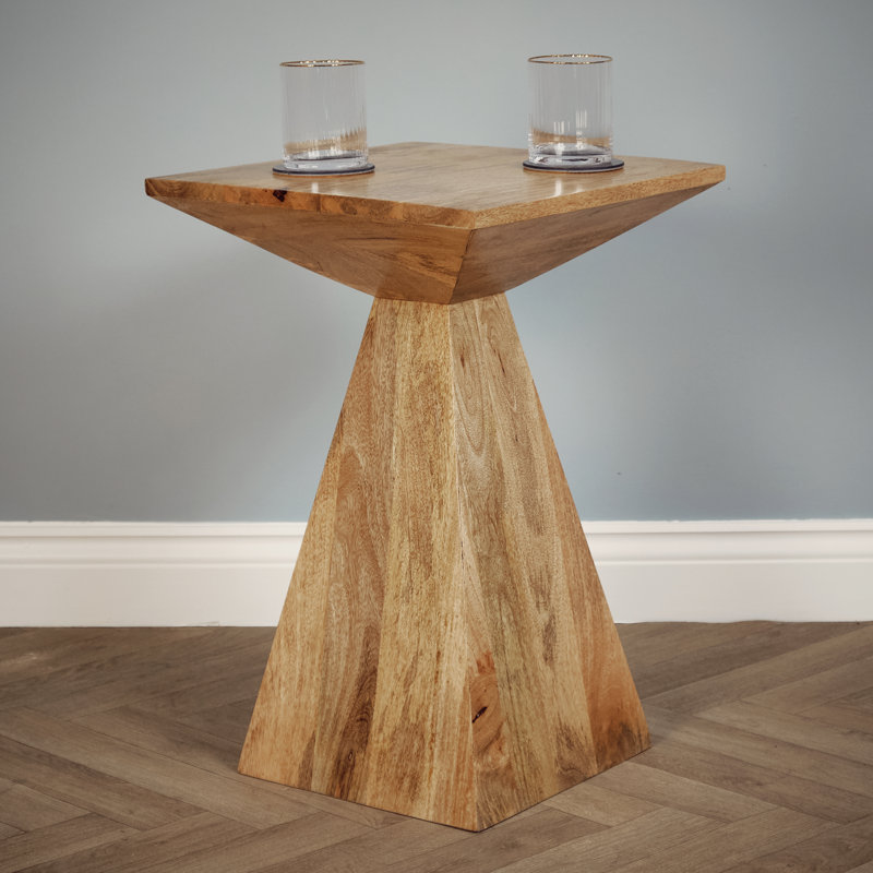 End Table, Oak Wood/Brown