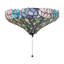 16" Wide Wisteria Fan Light Fixture