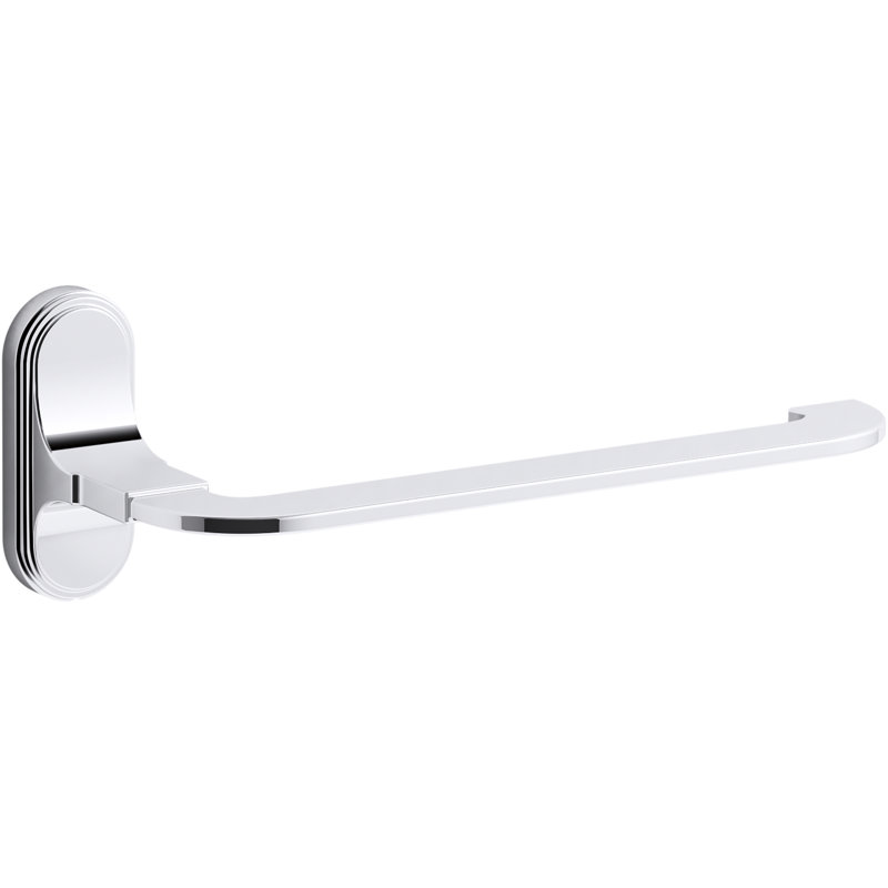 Industrial Towel Arm, Polished Chrome