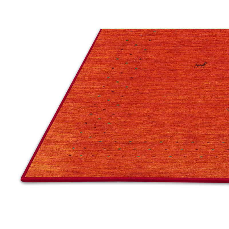 Tapis contemporain orange, Rectangle 8 pi 0 po x 10 pi 0 po
