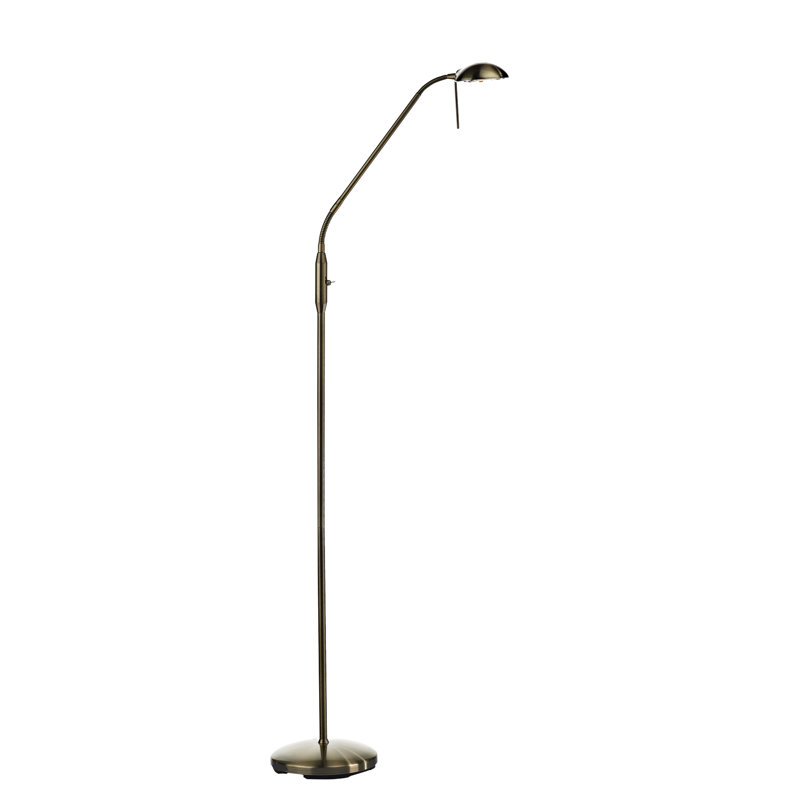 Lummus 162cm Task Floor Lamp Set, Antique Brass