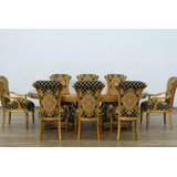 Valentinca 9 - Piece Extendable Solid Wood Dining Set