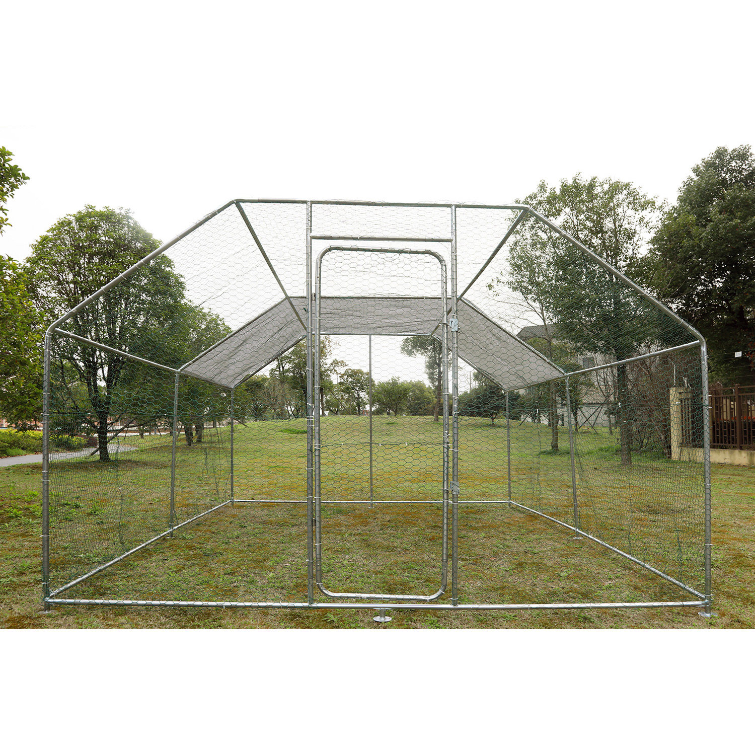 Tucker Murphy Pet™ Rockfield Walk In Chicken Run Coop with Waterproof