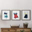 Ensemble de 3 impressions sur toile rétro Vintage-575674196-575674197
