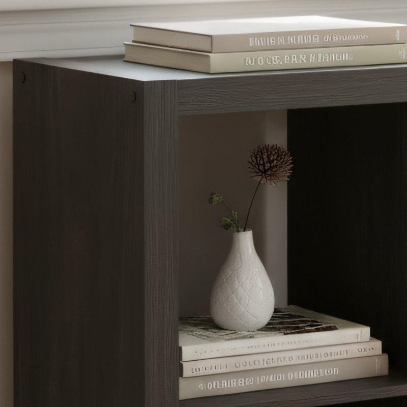 Gris anthracite, étagère de rangement à 8 compartiments, étagère sur pied à compartiments multiples pour un usage domestique, convient au salon, au bureau et à la chambre à coucher, rangement simple et organisé.
