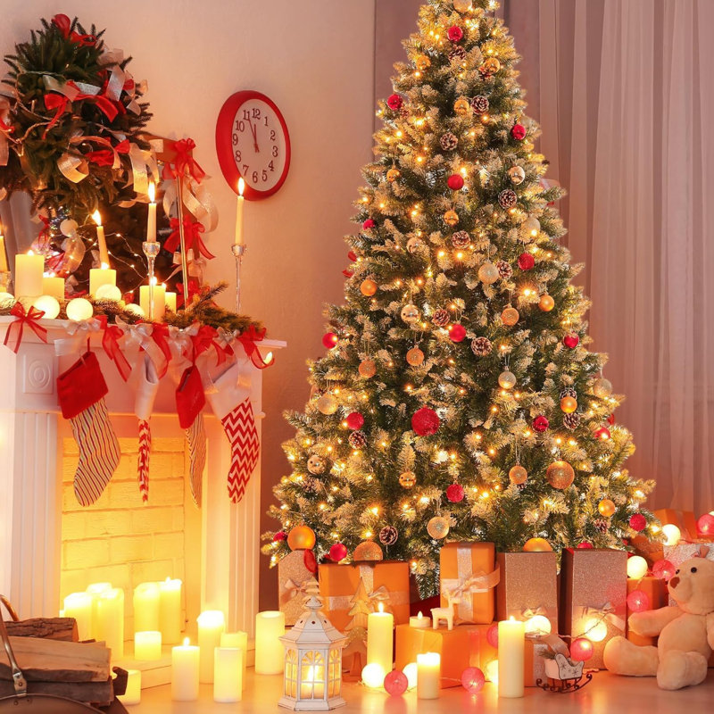 Lighted Artificial Christmas Tree, 0.53m H