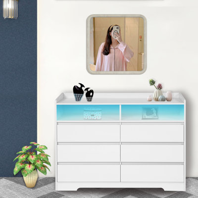 Gaio 51.2'' W 6 - Drawer Dresser