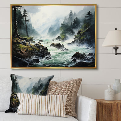 Berndien Storm Cascading Waters I - reproduction sur toile