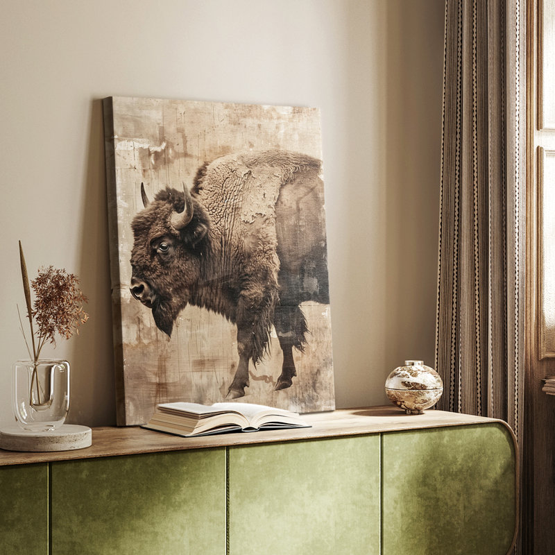ANIMALS Series CDXCV III - Toile tendue avec châssis Premium - Prêt à être accroché, H 36 po x l 24 po