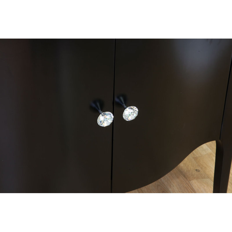 Espada 36'' Single Bathroom Vanity with Top, Black