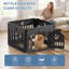 Parc de jeux en plastique pour chiens, enclos d'exercice modulaire d'intérieur pour petits et moyens chiens, chats et lapins-134080724-134080728