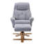 Billings 80cm Wide Swivel Standard Recliner-609382734