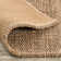 Annello Natural Jute Fabric Area Accent Rug