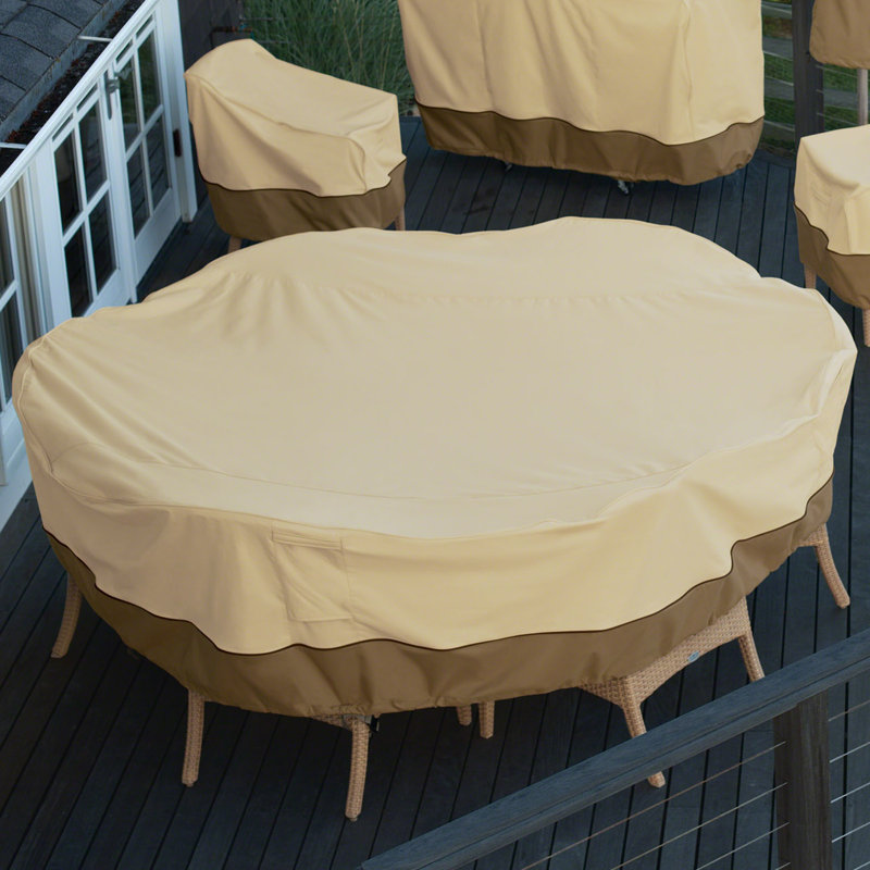 Outdoor Patio Dining Set Cover, 23" H x 60" W x 60" D