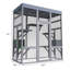 Catio d'extérieur en bois pour chats, grande enceinte pour chat avec toit imperméable, 2 maisons pour faire la sieste, plateformes et fil galvanisé - Cage pour animaux pour cour ou patio-1434744994