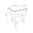 Shalene Solid Wood End Table-334935168