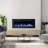 Scottdale Symple Stuff Black Electric Fireplace with BTU 5120-1632038994