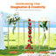 Support de mariage, vase de mariage en métal