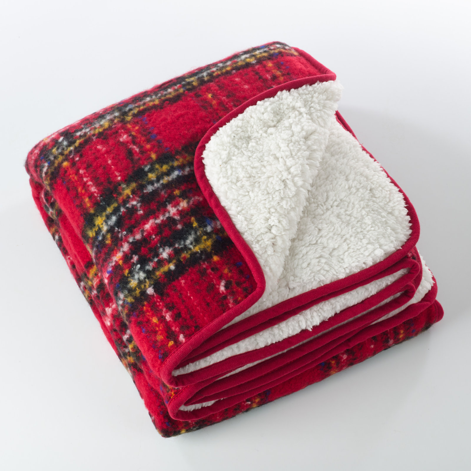 Delvina Faux Mohair Throw Blanket