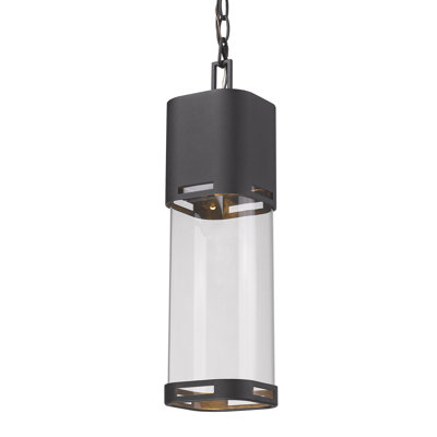 Luminaire suspendu d'extérieur 1 lumière DEL Brentton