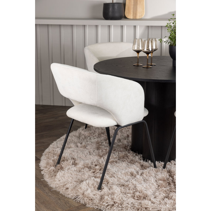Langhorne 4 - Person Dining Set, Black
