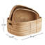 Panier en rotin Cane