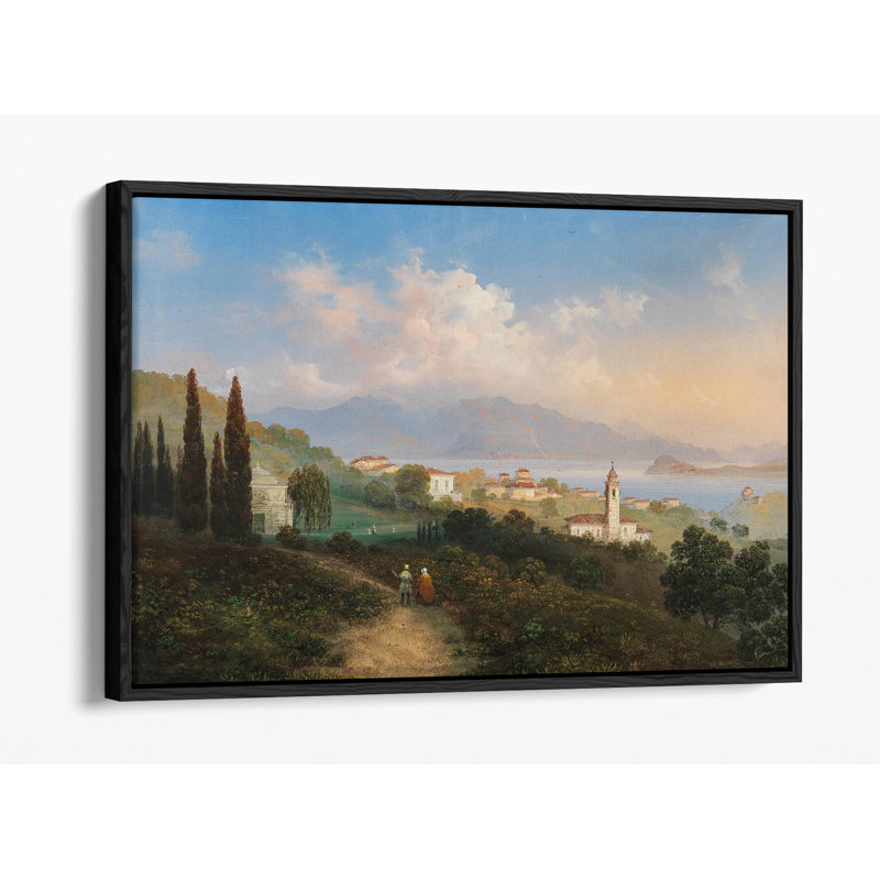 Wrapped Canvas Print, 20.32 cm H x 30.48 cm W, Black