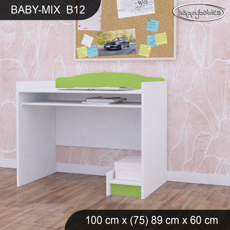 100cm Computer Desk, Green