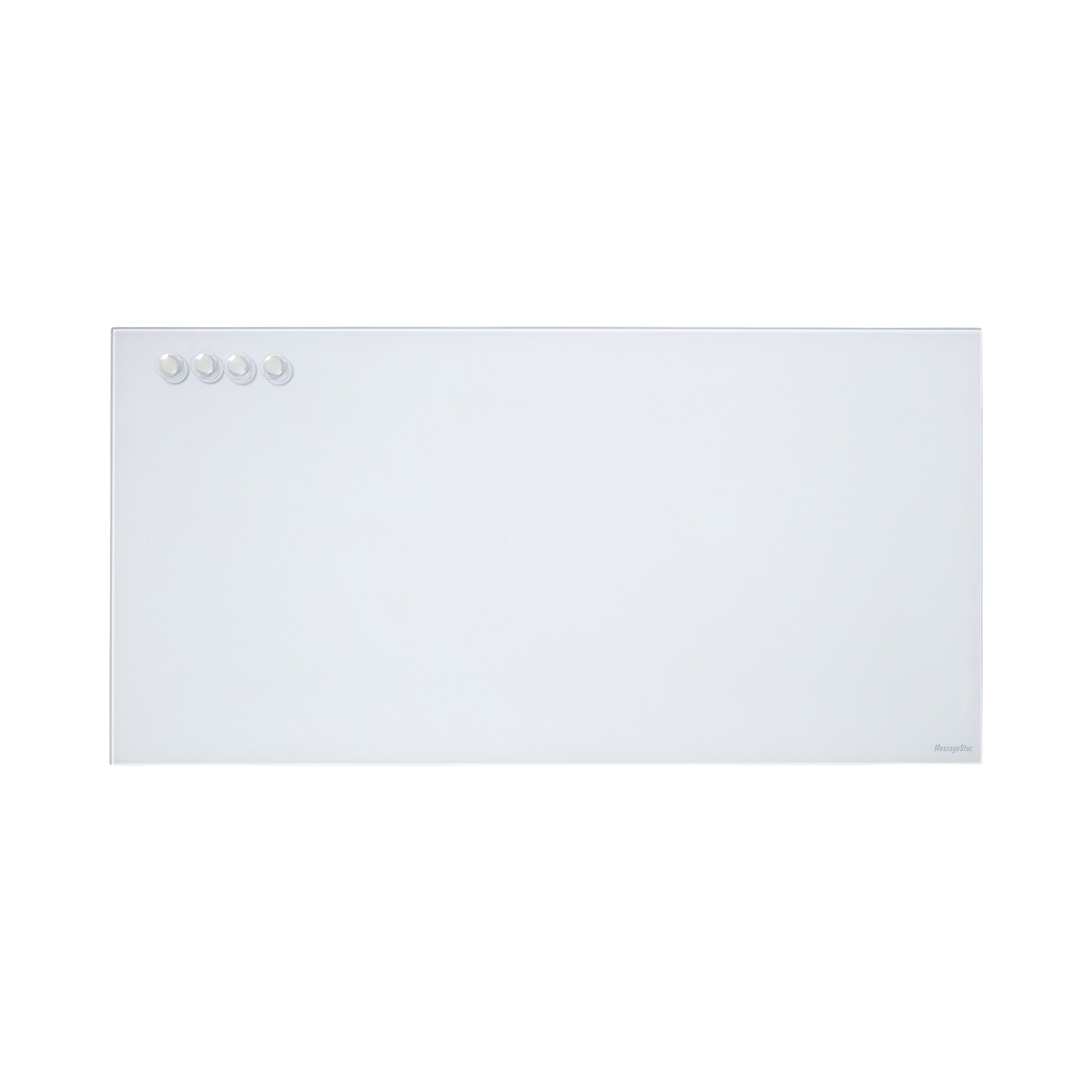 ECR4Kids MessageStor DryErase Glass Board with 18in
