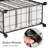 3-Section Laundry Hamper Sorter With Retractable Hanging Rod & Storage Shelf - 65.3" Clothes Drying Rack With Lockable Wheels For Heavy Duty Laundry Room Organization