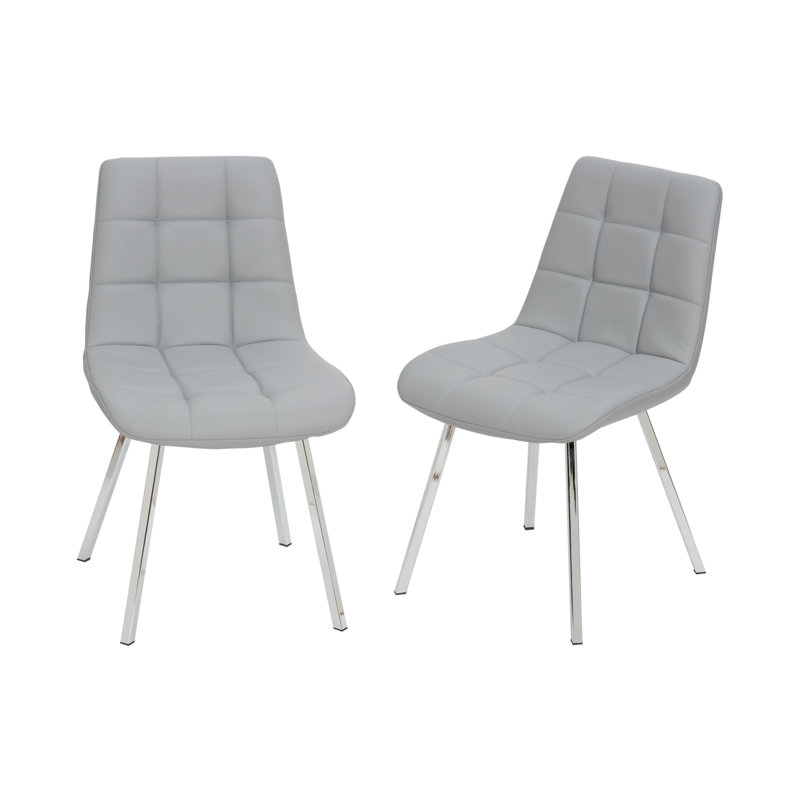 Jens Kids 12.5'' Chair and Ottoman, Gray