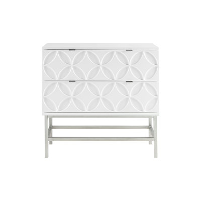 Commode décorative 2 tiroirs Mayia