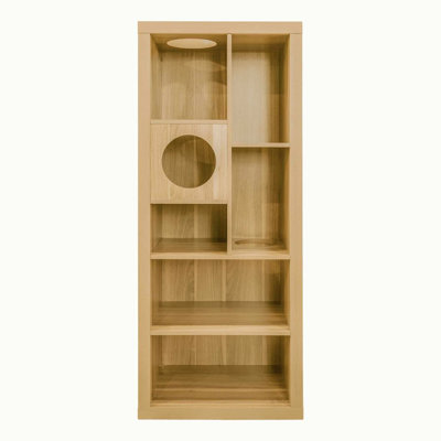 Cliff Jr. Cat Tree Bookshelf, Oak