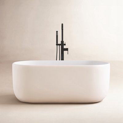 Forma 51" Solid Surface Soaking Bathtub