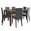 Dining Set With 59'' L Dining Table And Wooden Dining Chair-1774798336-1774798339