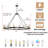 Mendy 16 - Light Dimmable Wagon Wheel Chandelier-45124347