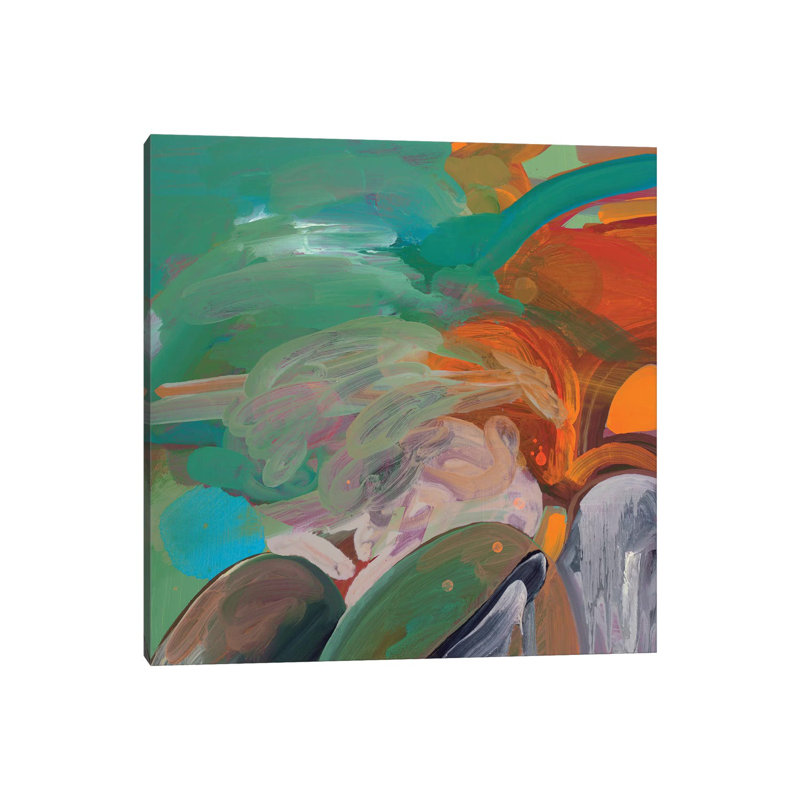 Tropical Landscape by Pamela Staker - Painting on Canvas, Wrapped Canvas, 93.98 cm H x 93.98 cm W x 1.91 cm D
