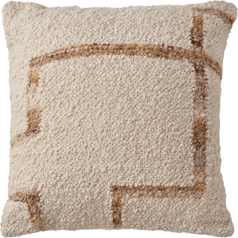 Indoor / Outdoor Geometric Square Cushion