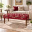 Banc capitonné de style européen Pocono-792081379