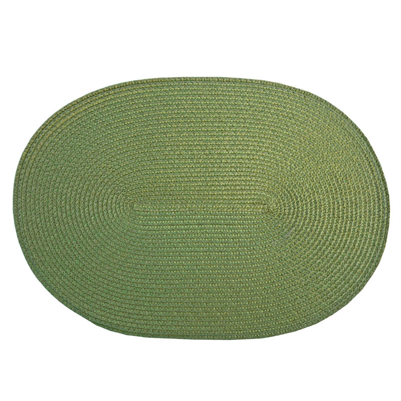 Tigela Oval Placemat, Mossy Green
