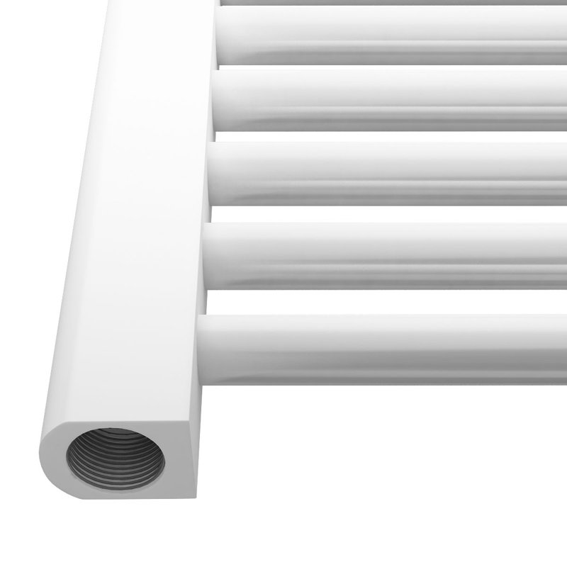 Ailiyah Straight Towel Rail Heated Towel Rails, White