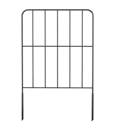 Clôture décorative en métal H 2 pi x l 13 po