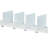 Closet Shelf Dividers with Anti-Slip Felt Pads - Set of 4