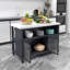 Îlot de cuisine 39,37 po Nordic-132896295