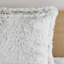 Ensembles de literie en fausse fourrure de luxe, lit simple TG, texture à poils longs confortable pour la maison