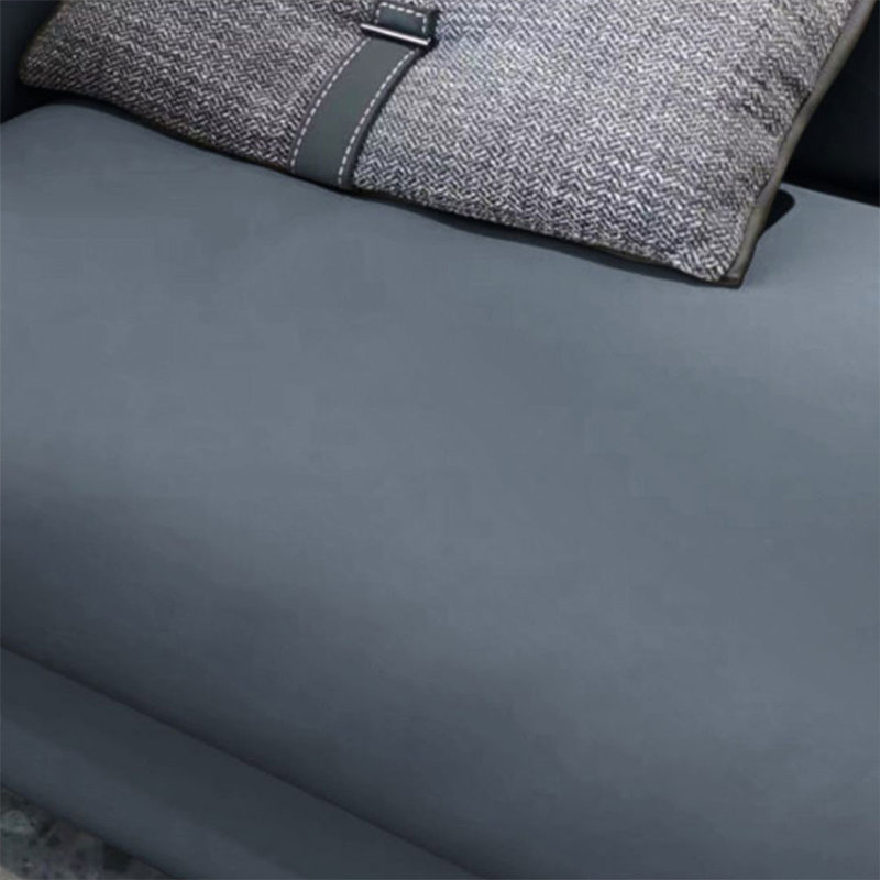 Canapé modulaire 110,24 "en polyester bleu, H 33,86 po x L 110,24 po x l 40,55 po