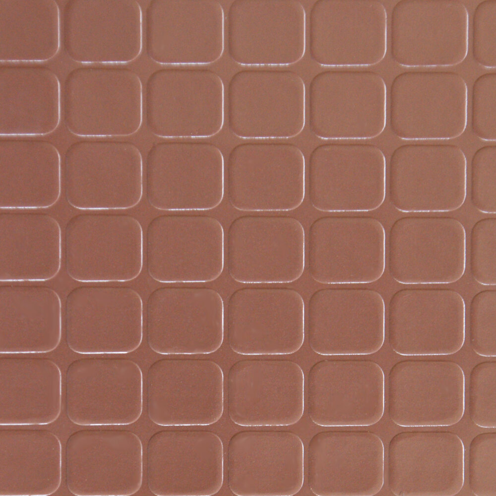 Rubber-Cal, Inc. 48'' W x 60'' L Garage Flooring Roll in Brown
